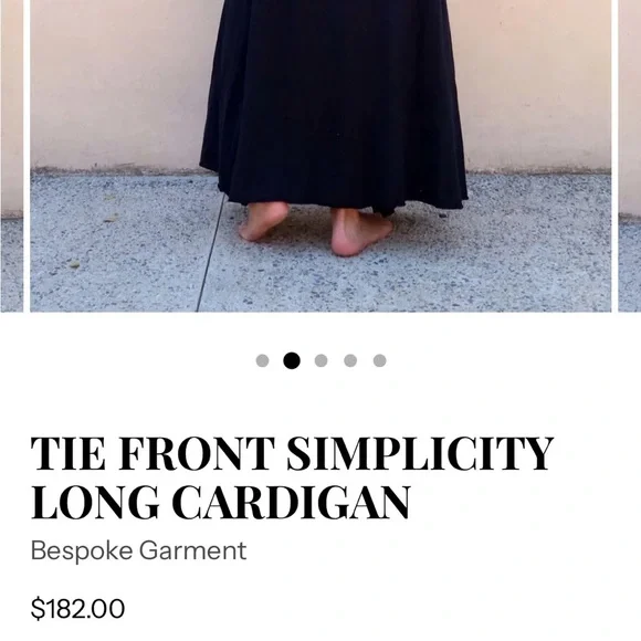 Gaia Conceptions  Duster Cardigan - Picture 2 of 5